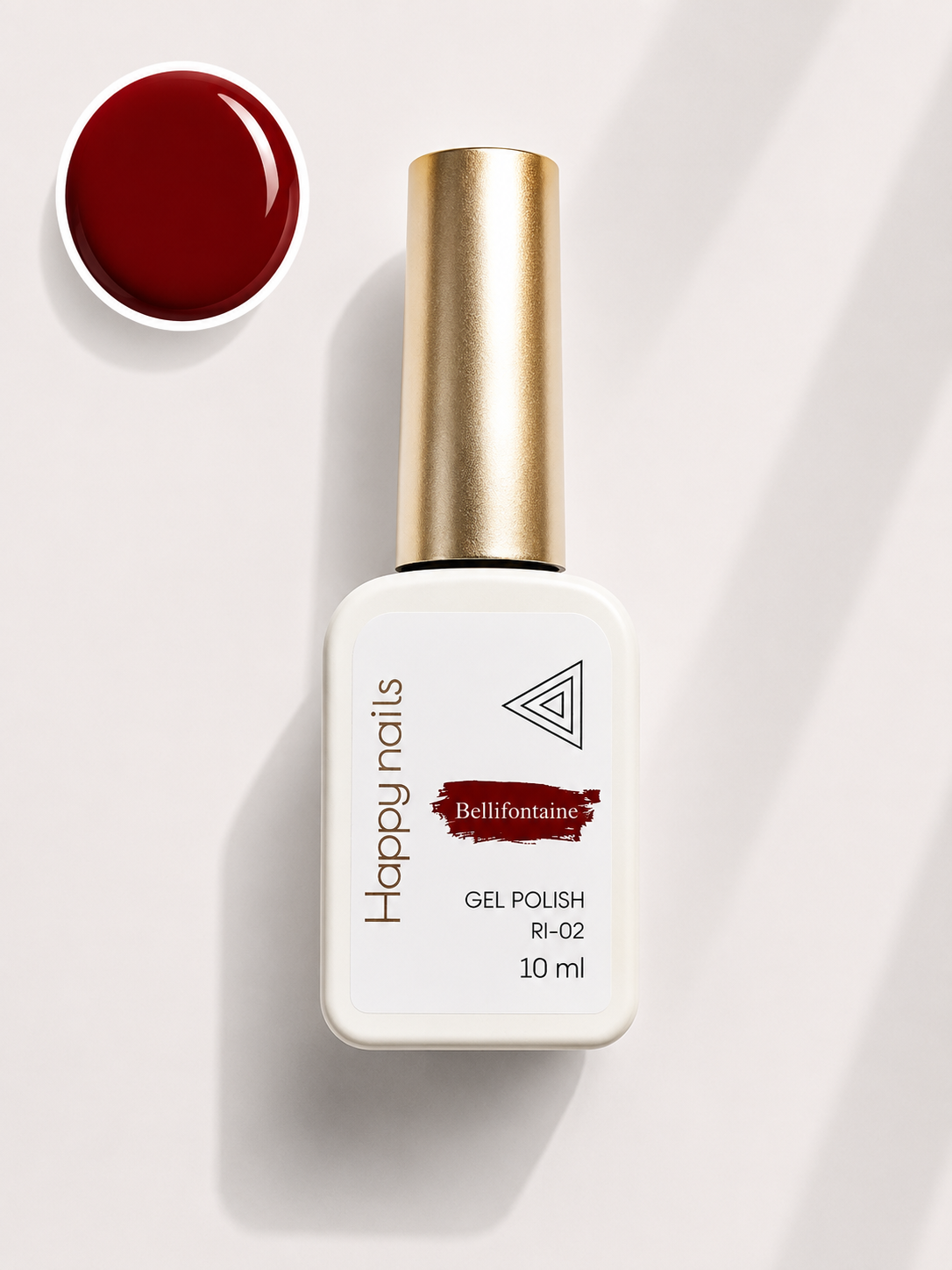 Bellifontaine – Vernis Semi-Permanent Rouge Profond