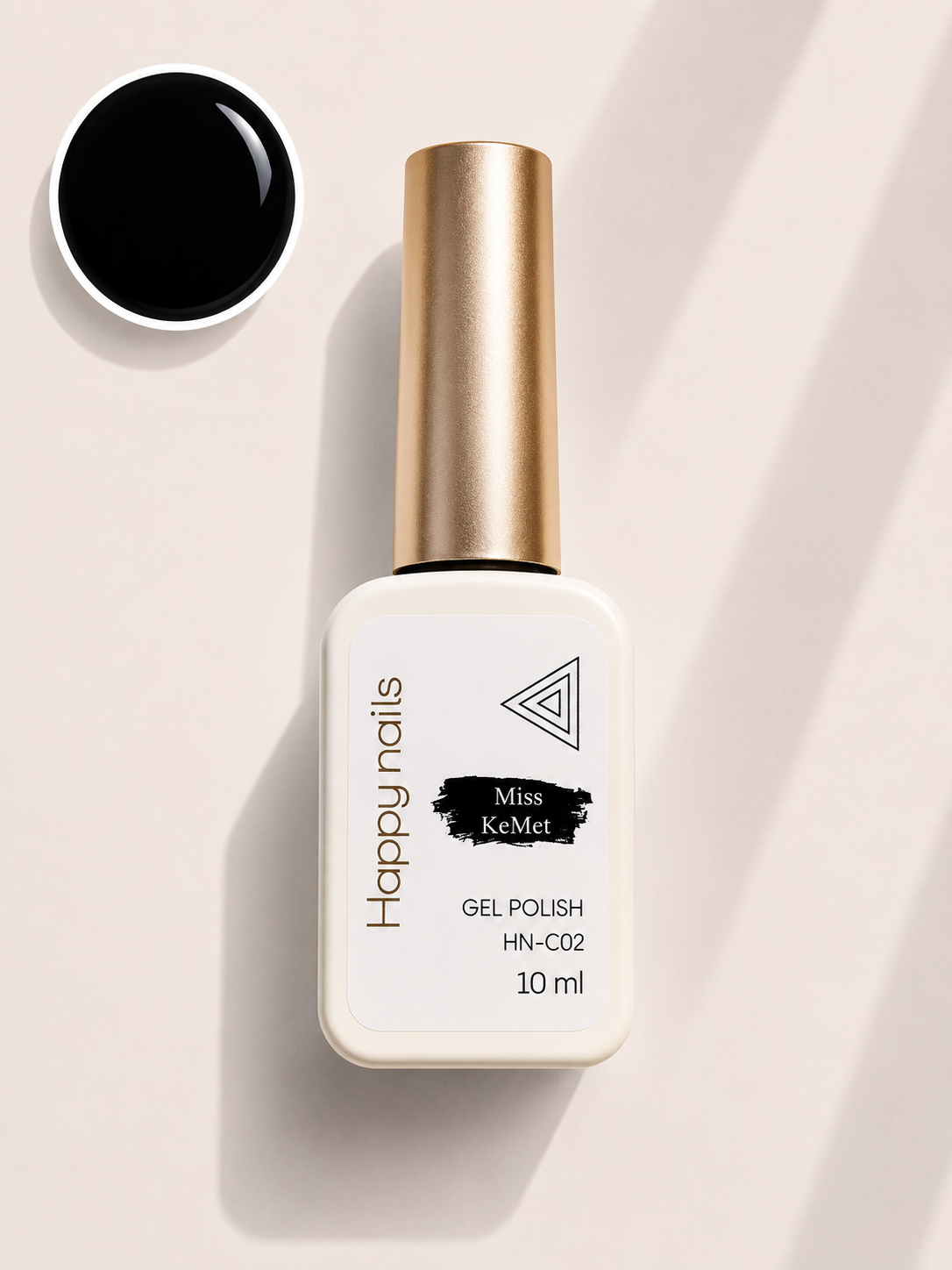 Miss KeMet – Vernis Semi-Permanent Noir Profond