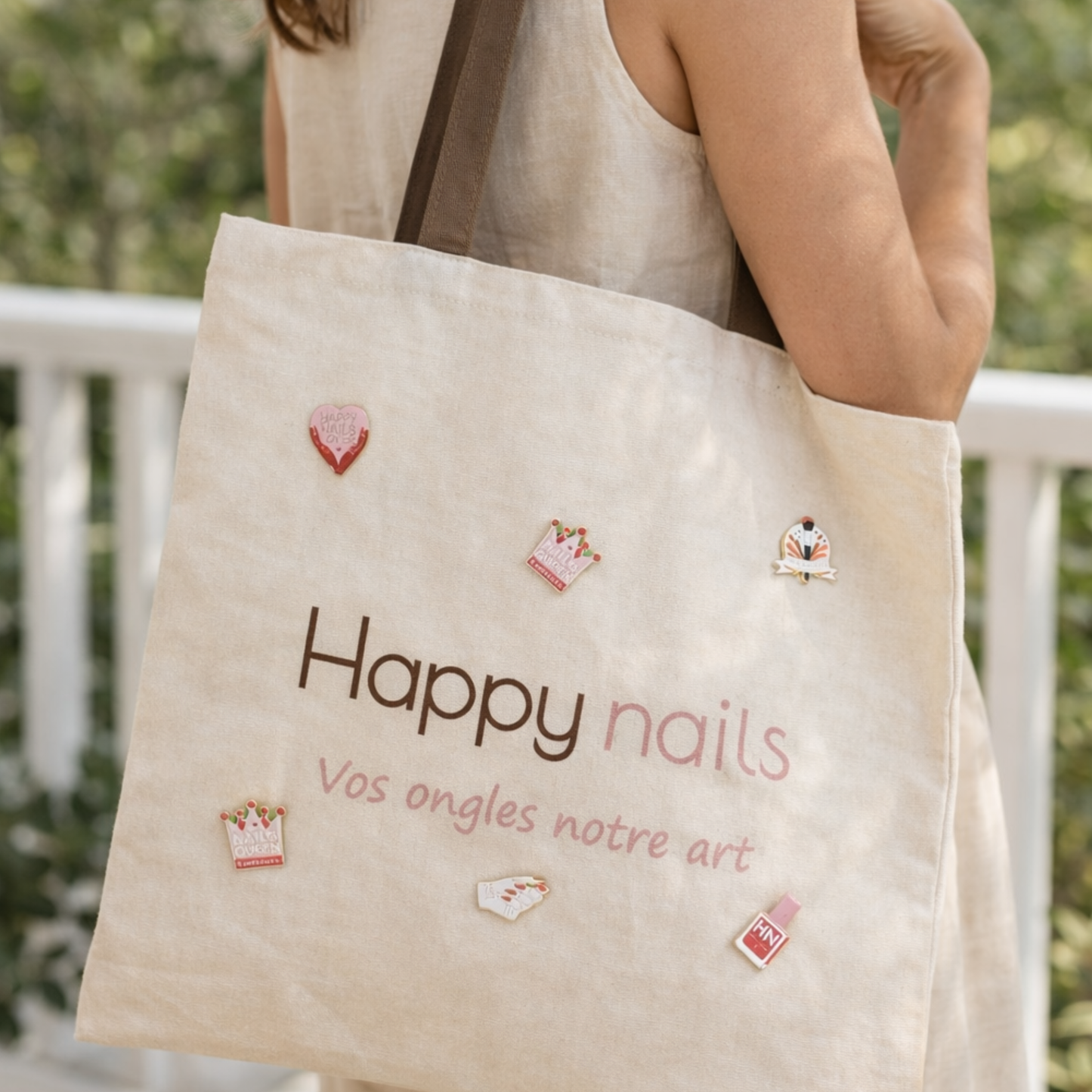 Tote Bag Happy Nails